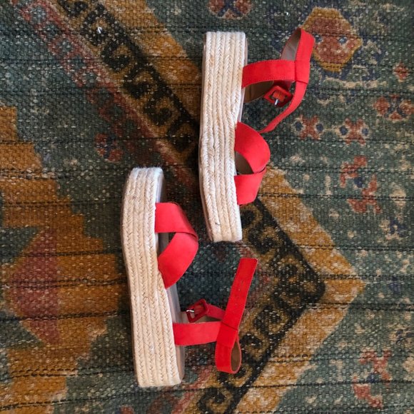 NWOB UO Cora Flatform Espadrille platform sandals - Picture 3 of 5